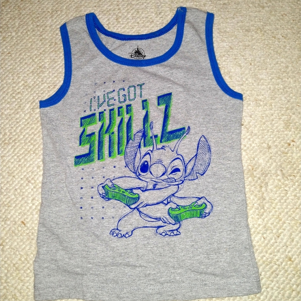 4T Boys Tank top.  Stitch print